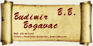 Budimir Bogavac vizit kartica